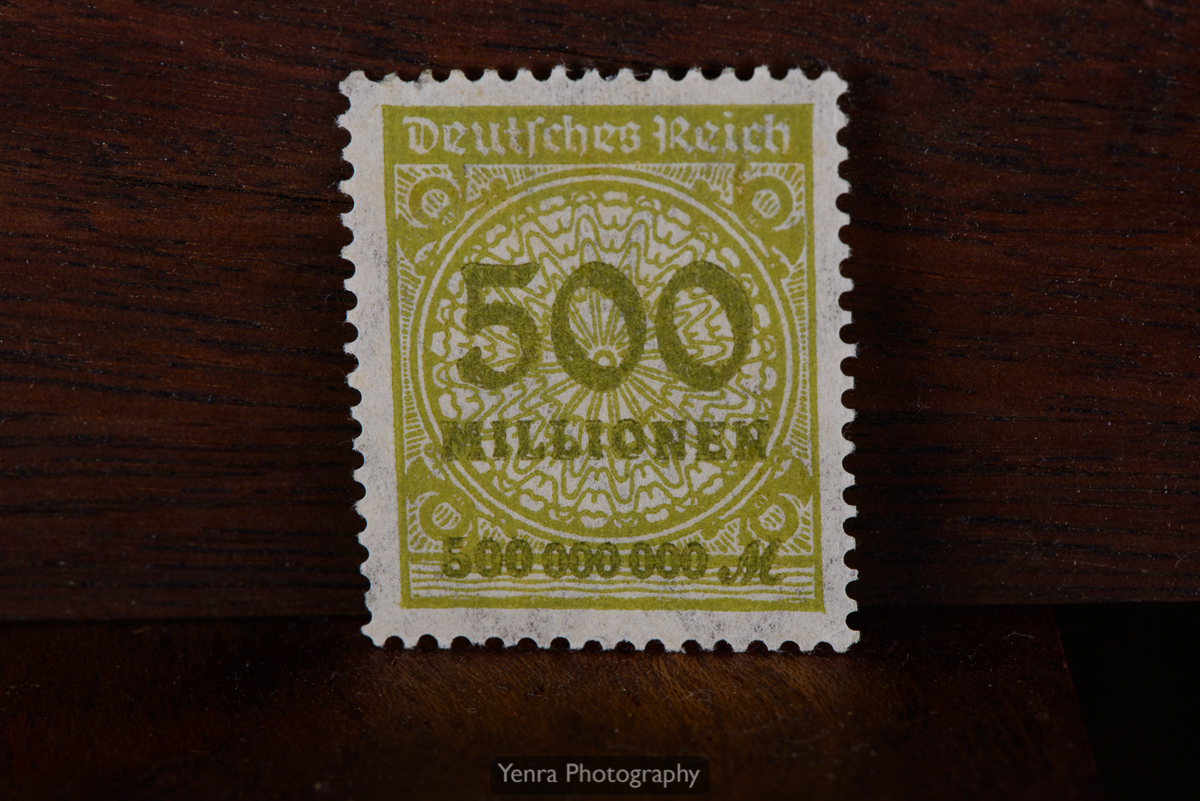 500 million mark German stamp
