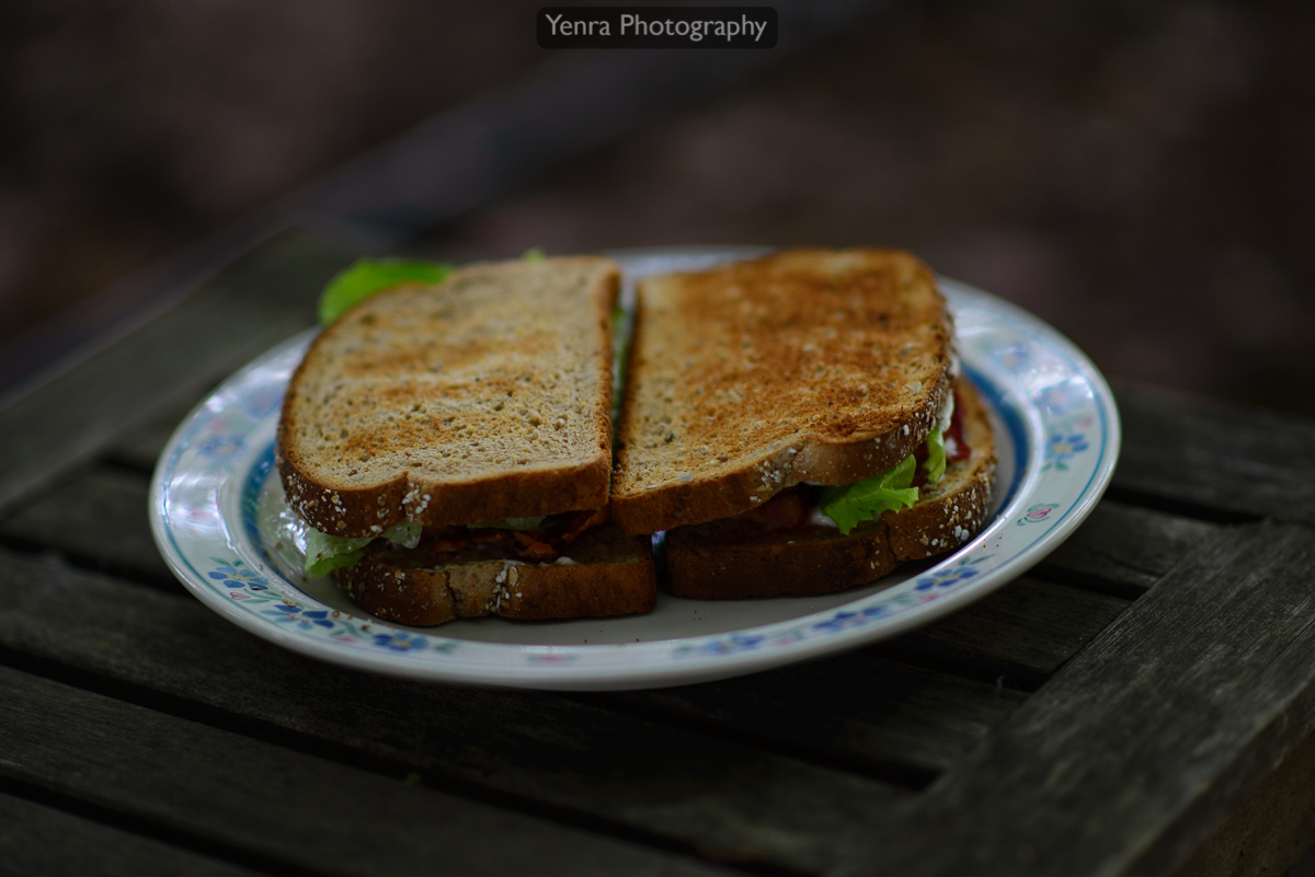 BLT on whole grain toast