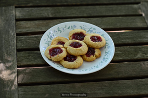 Raspberry cookies
