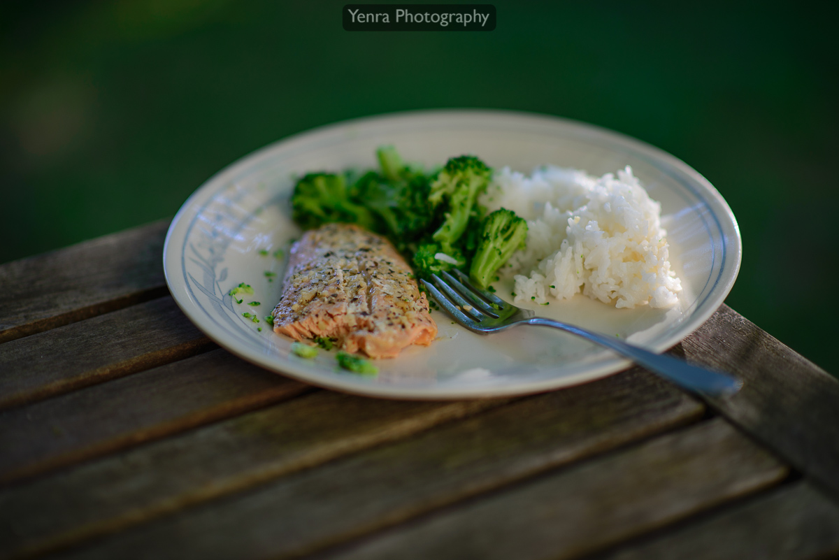 Seasoned salmon