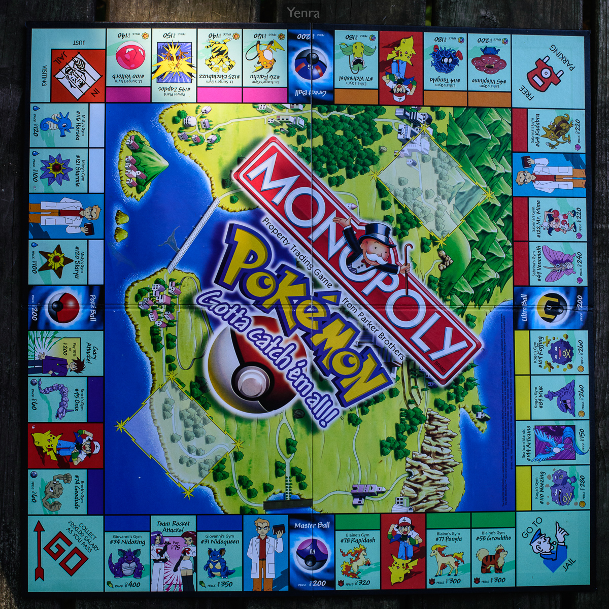 Pokemon Monopoly Board